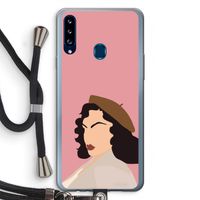 Confidence: Samsung Galaxy A20s Transparant Hoesje met koord