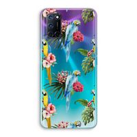 Kleurrijke papegaaien: Oppo A52 Transparant Hoesje