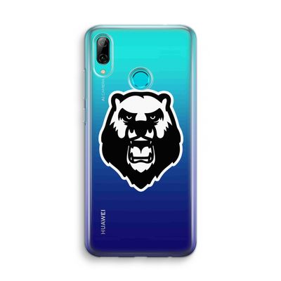 Angry Bear (white): Huawei P Smart (2019) Transparant Hoesje