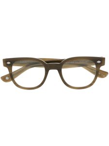 Garrett Leight lunettes de vue Canter à monture carrée - Marron