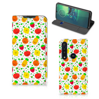 Motorola G8 Plus Flip Style Cover Fruits - thumbnail