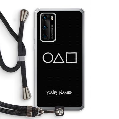 Squid Game: Huawei P40 Transparant Hoesje met koord
