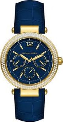 Horlogeband Michael Kors MK2545 Leder Blauw