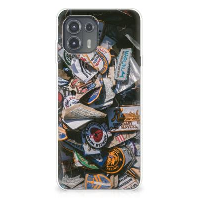 Motorola Edge 20 Lite | Siliconen hoesje | met foto Badges