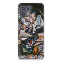 Motorola Edge 20 Lite | Siliconen hoesje | met foto Badges