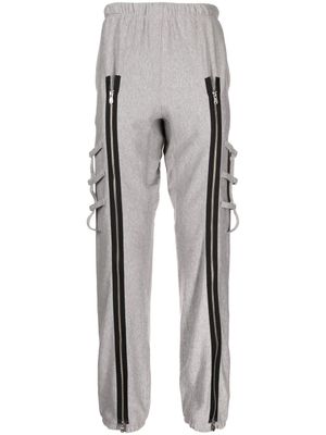 Takahiromiyashita The Soloist pantalon de jogging à détails de zips - Gris