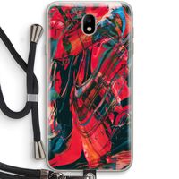 Endless Descent: Samsung Galaxy J7 (2017) Transparant Hoesje met koord