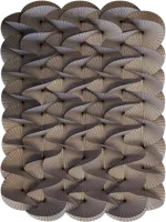 Moooi Carpets - Vloerkleed Serpentine Grey Beige Wool - Moooi Carpets - Vloerkleed Serpentine Grey Beige Wool -