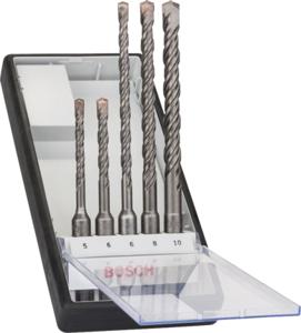 Bosch Accessories 2607019927 Carbide Hamerboorset 5-delig 5 mm, 6 mm, 6 mm, 8 mm, 10 mm SDS-Plus 1 set(s)