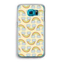 Regenboog: Samsung Galaxy S6 Transparant Hoesje
