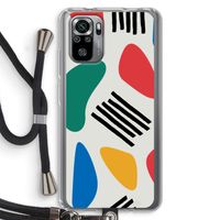 Illustratieve pop 1: Xiaomi Redmi Note 10S Transparant Hoesje met koord