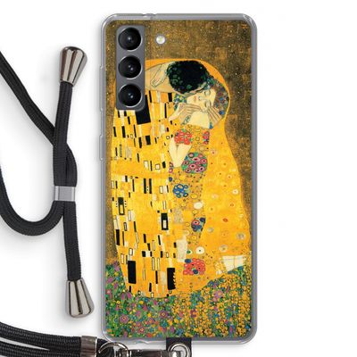 Der Kuss: Samsung Galaxy S21 Transparant Hoesje met koord