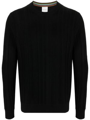 Paul Smith pull en mérinos à col rond - Noir