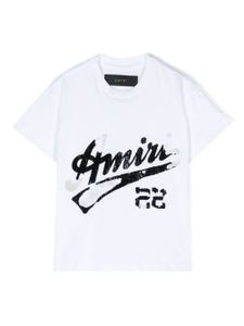 AMIRI KIDS t-shirt en coton à logo imprimé - Blanc