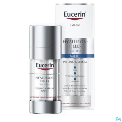 Eucerin Hyaluron-Filler 3x Effect Nacht Peeling en Serum Anti Age en Rimpels 30ml