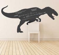 Kinderkamer krijtbord sticker dinosaurus