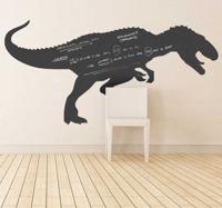 Kinderkamer krijtbord sticker dinosaurus - thumbnail