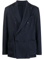 Barena Blazer met dubbele rij knopen - Blauw - thumbnail