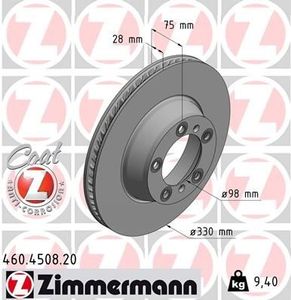 Remschijf Coat Z 460450820