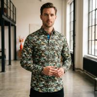 Sakura Horizon Overhemd XL Lureaux - Handgemaakte Nette Schoenen Voor Heren