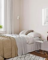 Mat wit gouden vloerlamp met schakelaar en Gu10 fitting By Rydens Puls