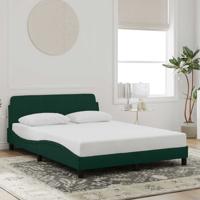 Bedframe "Dover" 120x200 cm fluweel donkergroen