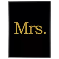 Schilderij 32x42cm Mrs.print goud