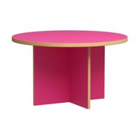 HKliving Dining Table eettafel Ø130 cm Raspberry