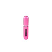 Portable mini aluminium hervulbare parfum fles spray lege cosmetische containers verstuiver capaciteit: 5ml (fuchsia roze)