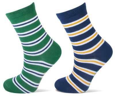 Kindersokken met strepen