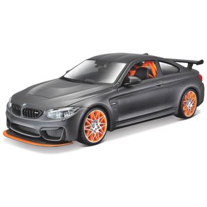 Modelauto BMW M4 GTS grijs 1:24