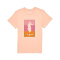 Cotopaxi Llama Block T-shirt Dames Apricot M Cotopaxi Llama Block T-shirt Dames Apricot M