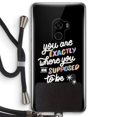 Right Place: Xiaomi Mi Mix 2 Transparant Hoesje met koord
