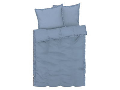 LIVARNO home Satijnen dekbedovertrek 240 x 220 cm (Blauw)