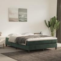 Bedframe zonder matras 140x200 cm fluweel donkergroen