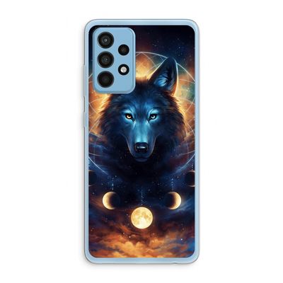 Wolf Dreamcatcher: Samsung Galaxy A52 Transparant Hoesje