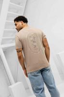 Pure Path Embroidered Vase T-Shirt Heren Lichtbruin - Maat L - Kleur: Lichtbruin | Soccerfanshop