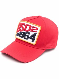 DSQUARED2 casquette à détail de patch - Rouge