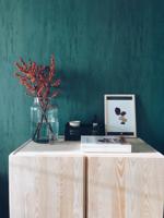 Behang Paint Rol Green