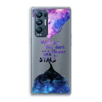 Stars quote: Oppo Find X3 Neo Transparant Hoesje