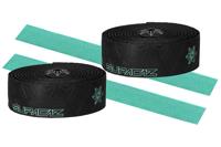 Supacaz - super sticky kush galaxy stuurlint zwart / celeste inclusief aluminium stuurplug