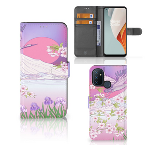 OnePlus Nord N100 Telefoonhoesje met Pasjes Bird Flying