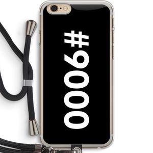 #9000: iPhone 6 PLUS / 6S PLUS Transparant Hoesje met koord