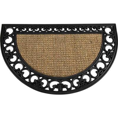 Siena Garden 3751441200 Gummimatte Gazelle Voetenmat (l x b) 75 cm x 45 cm Zwart, Beige