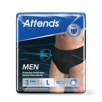 Men discreet underwear zwart maat L 10 Stuks