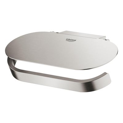 GROHE Selection closetrolhouder met deksel supersteel 41069dc0