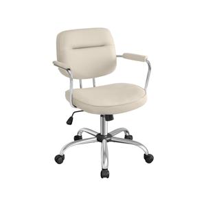 Ergonomische Bureaustoel van PU met Armleuningen, Cappuccinobeige