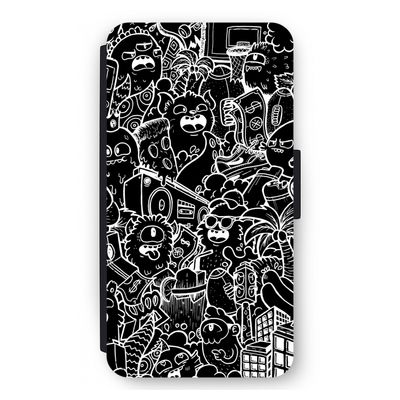 Vexx Black City : iPhone 12 mini Flip Hoesje
