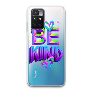 Be Kind: Xiaomi Redmi 10 Transparant Hoesje