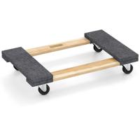 Transportstep 77 x 47 cm tot 450 kg Transportwagen met 4 Universele Wielen Meubeltransportwagen met Handgreep voor Leveringen